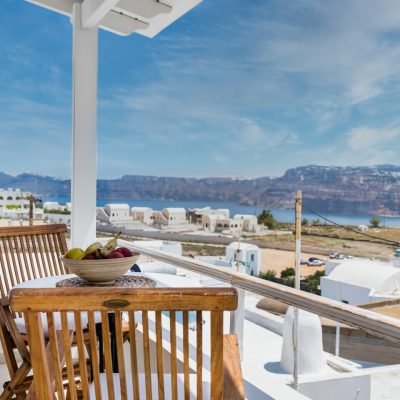 Enjoy your Balcony Overlooking the Santorini Sea